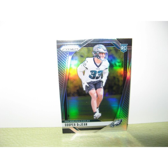 2024 Prizm Football #321 Cooper DeJean Rookie RC SILVER Philadelphia Eagles Iowa - Picture 1 of 2